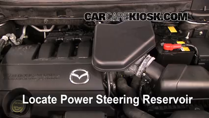 2009 Mazda CX-9 Touring 3.7L V6 Power Steering Fluid Add Fluid